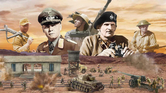 Deutsches Afrika Korps - Britische 8th Armee El Alamein Bahnstation   [#*w]  B*