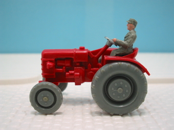Fahr-Schlepper Traktor, rot   [#*c] 1