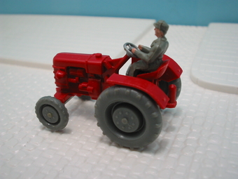Fahr-Schlepper Traktor, rot   [#*c] 1