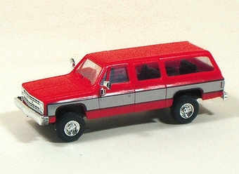 Chevrolet Suburban, rot-silber   [#*cw]