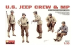 US Jeep Crew und MP (Militärpolizei) 
