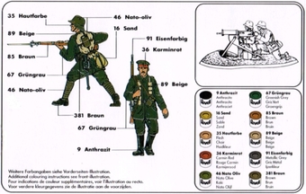 Deutsche Infanterie WWI, gebraucht   [#*SDf]