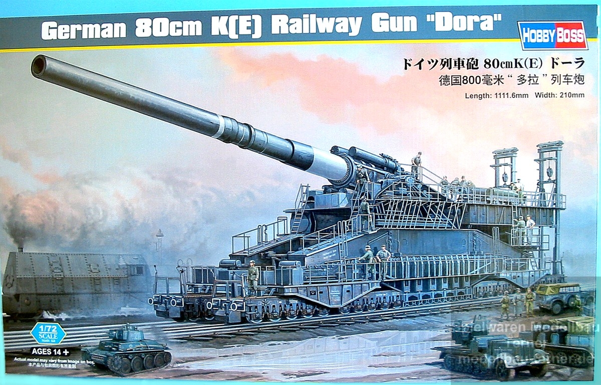 80 cm K (E) Eisenbahngeschütz Dora *mi, 179,00.